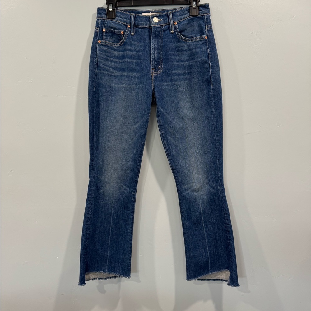 MOTHER Insider Crop Step Fray Jeans Size 27